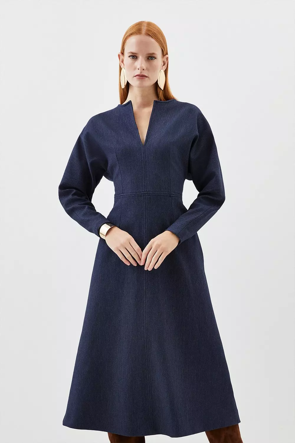 Karen millen 2024 denim dress